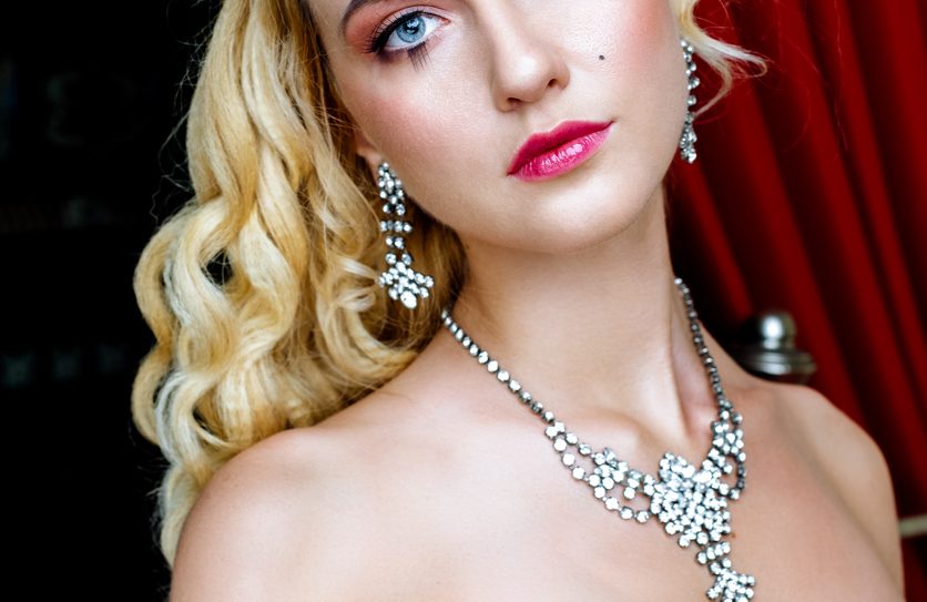 portrait of baroque fashion woman